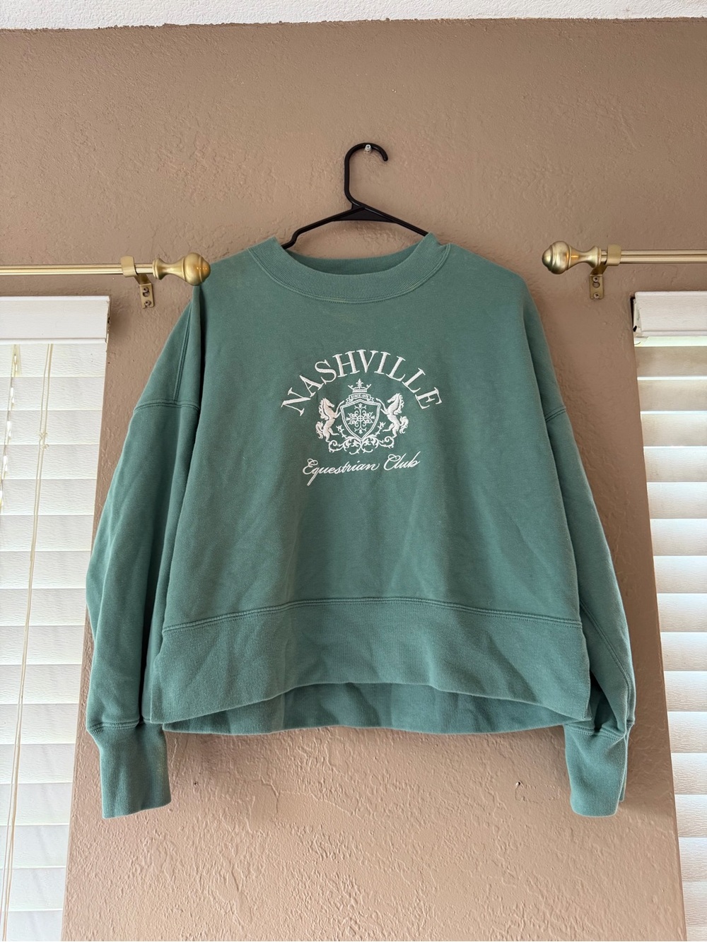 Abercrombie & Fitch Sage Green Crewneck Sweatshirt